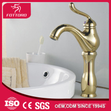 Deck mounted gold-plated bathroom faucet MK26801